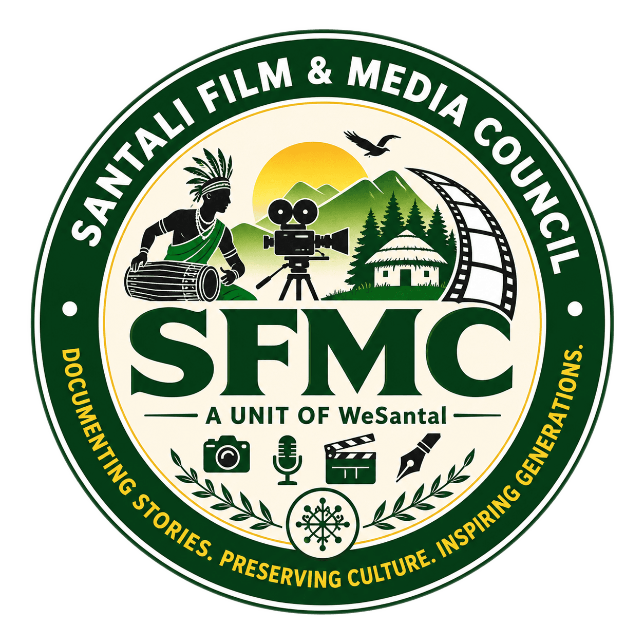 Santali Film & Media Council Logo